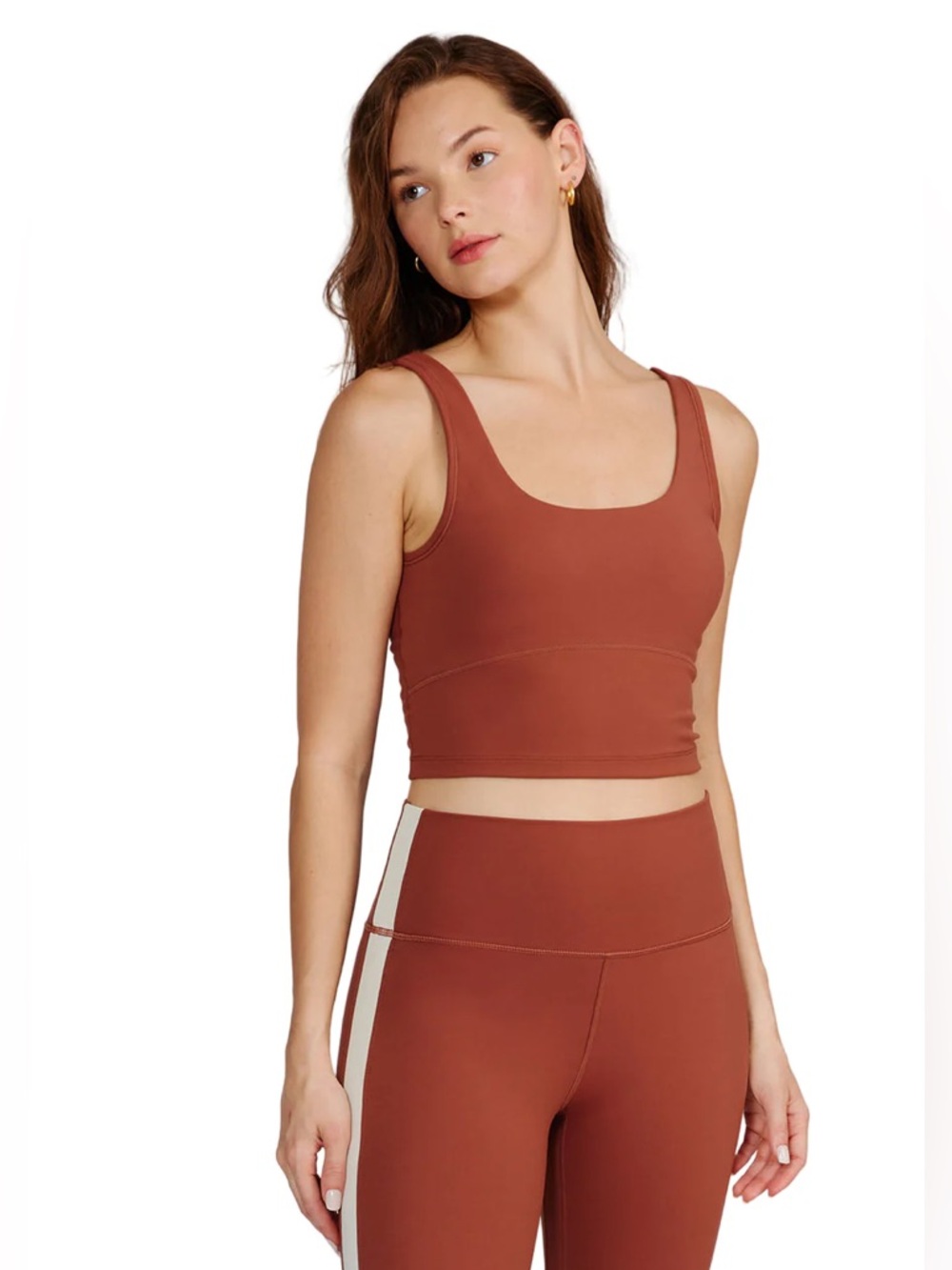 Cream Yoga Sports Bra